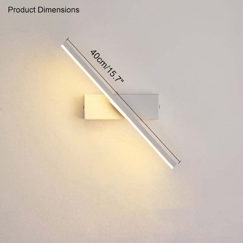 WOMO Aplique de pared LED lineal ajustable WM6001