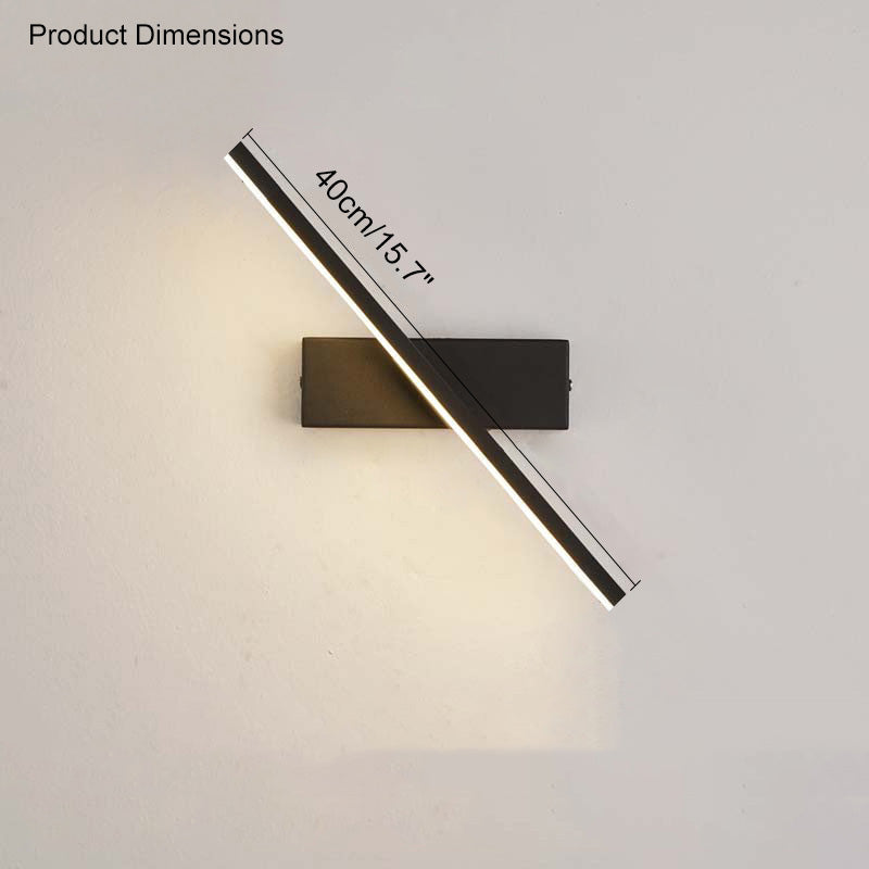 WOMO Aplique de pared LED lineal ajustable WM6001