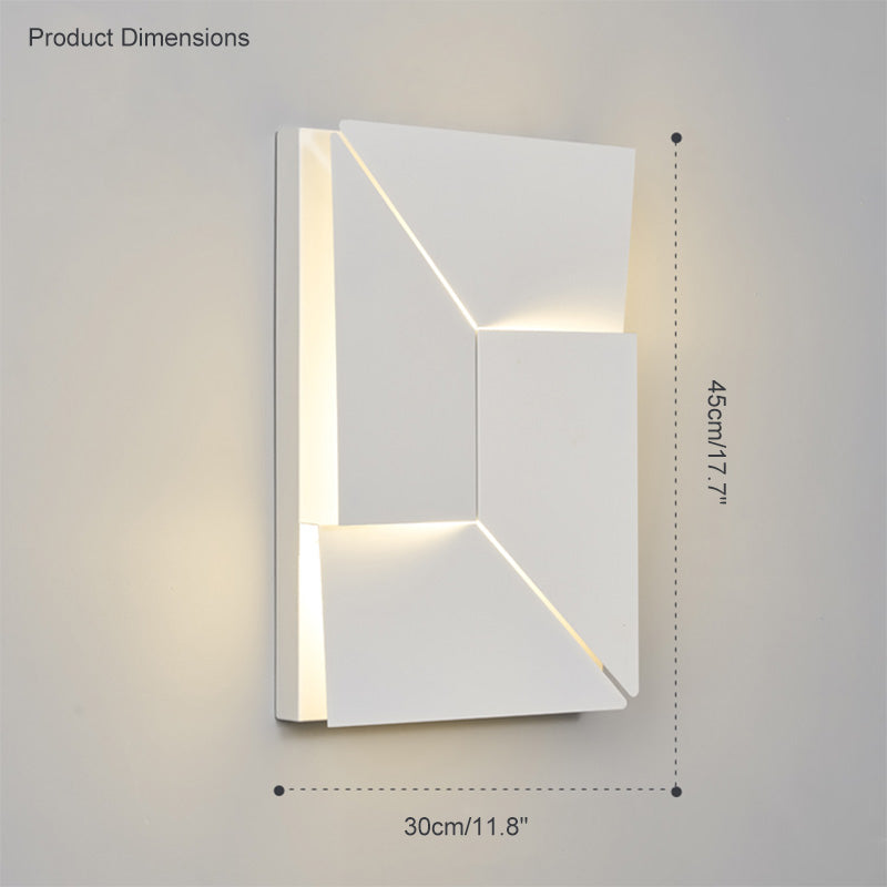 WOMO Rectangular wall light with a sculptural design - WM6020