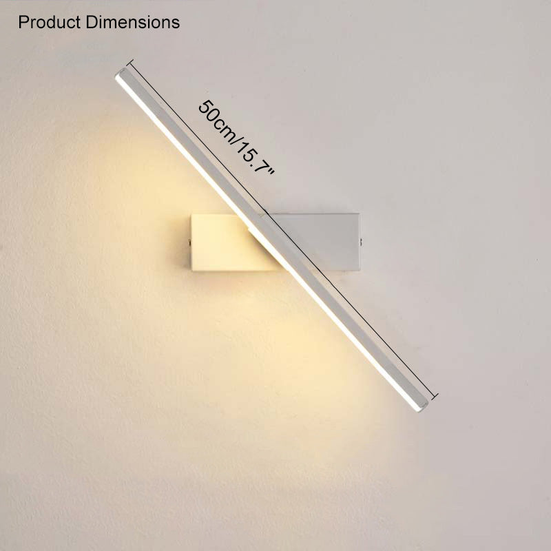 WOMO Aplique de pared LED lineal ajustable WM6001