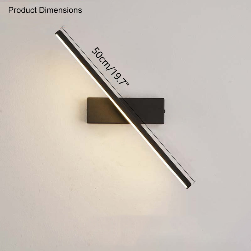 WOMO Aplique de pared LED lineal ajustable WM6001