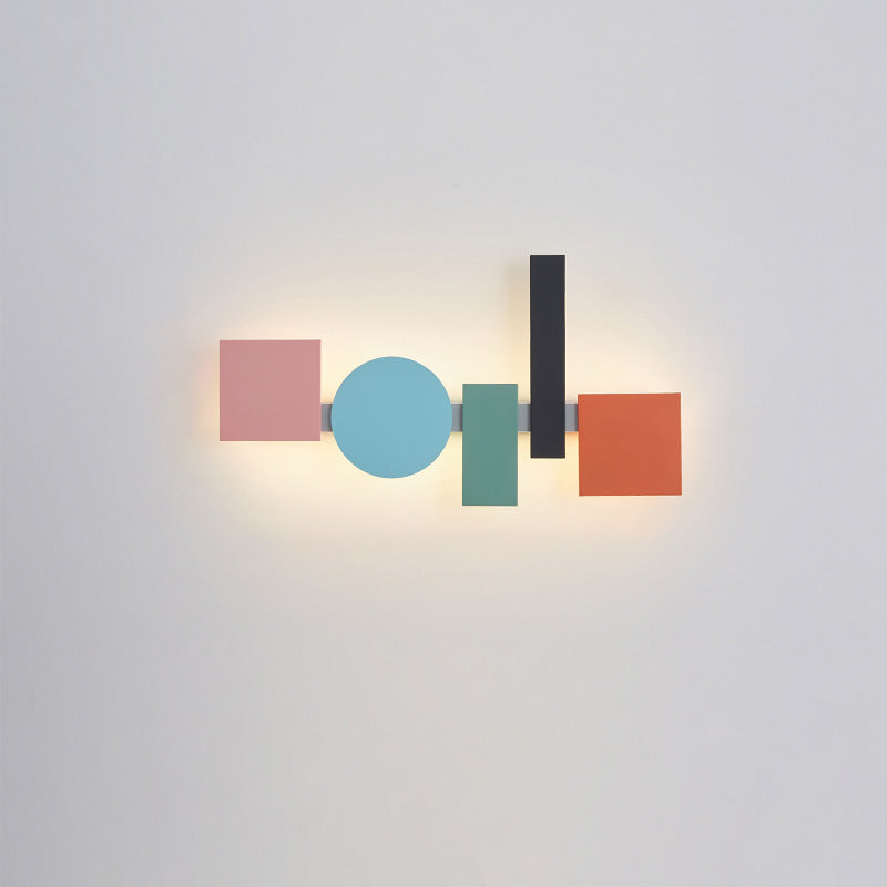 WOMO Colorful Sculptural Art Wall Sconce - WM6080