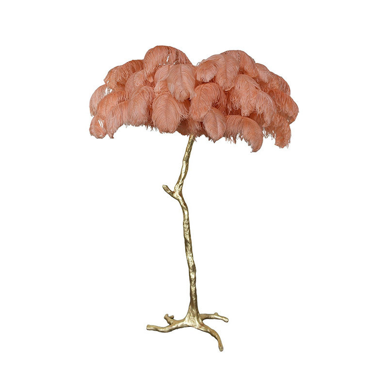 WOMO Lámpara de pie Feather Palm Tree - WM7000