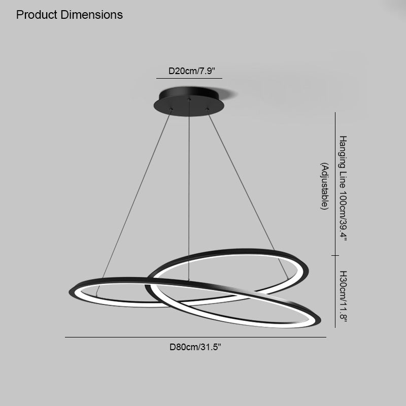 WOMO Lámparas Colgantes LED Espiral-WM2073