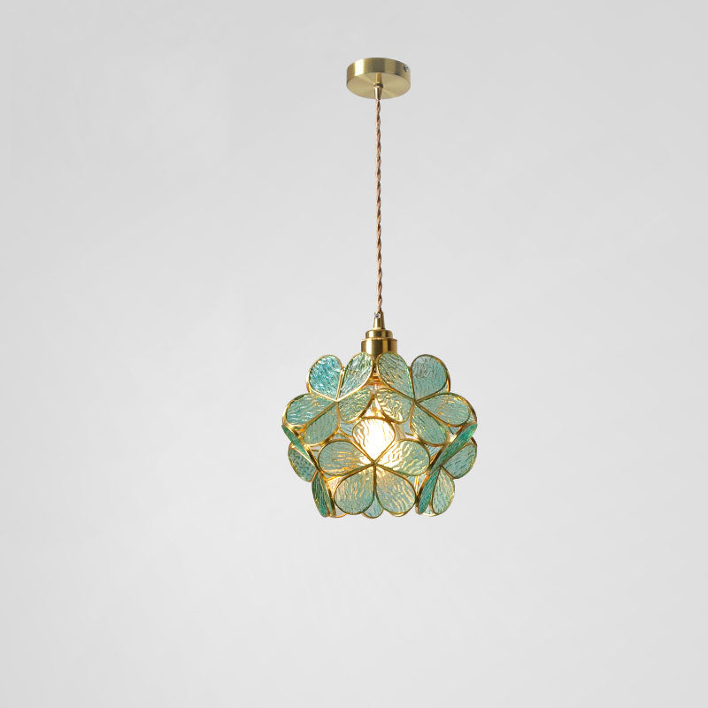 WOMO Lámparas Colgantes de Vitral con Cerezo en Flor -WM2100