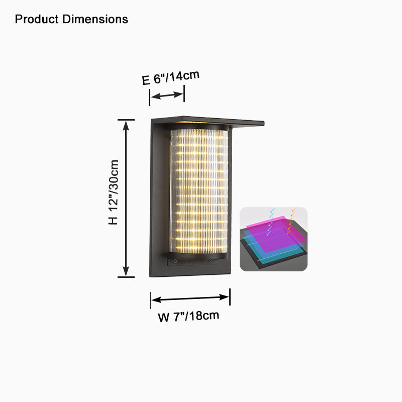 WOMO WM9175 Solar Wall Lamp