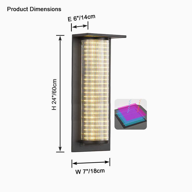WOMO WM9175 Solar Wall Lamp