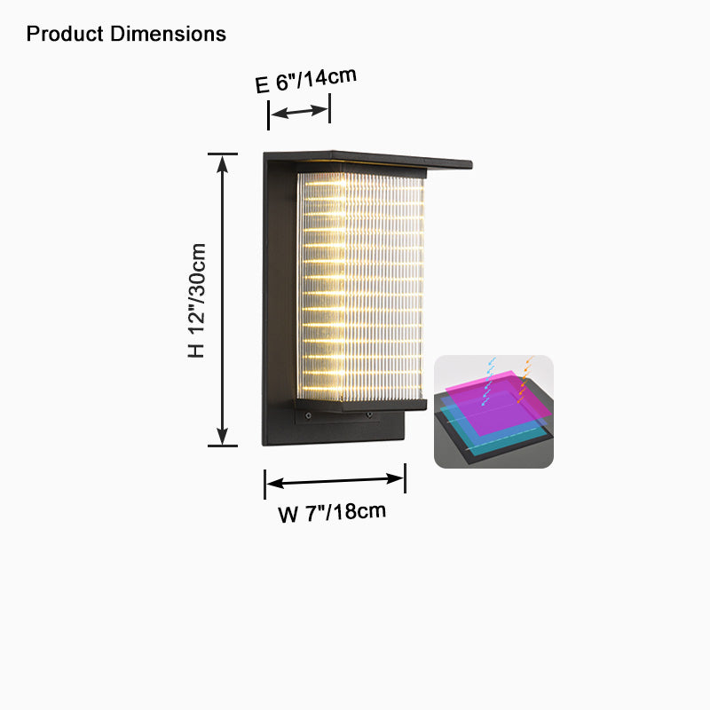 WOMO Solar Wall Lamp - WM9176