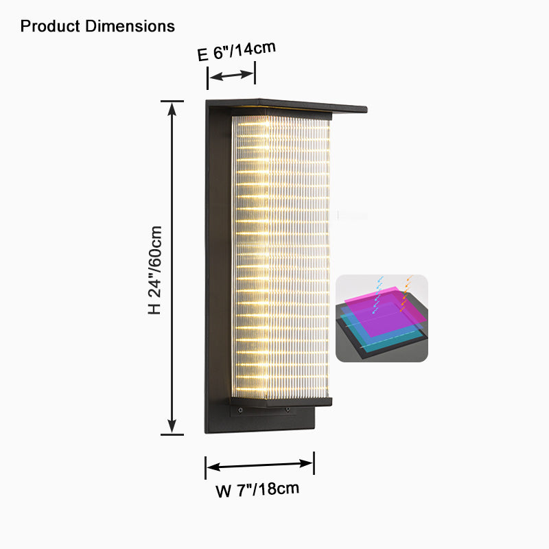 WOMO Solar Wall Lamp - WM9176