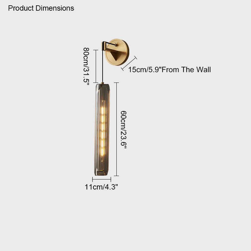 Aplique de pared colgante de cristal WOMO-WM6094