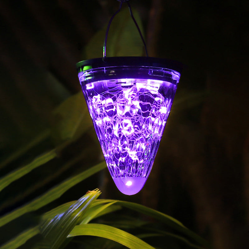 Linterna solar colgante WOMO color fresa-WM9040
