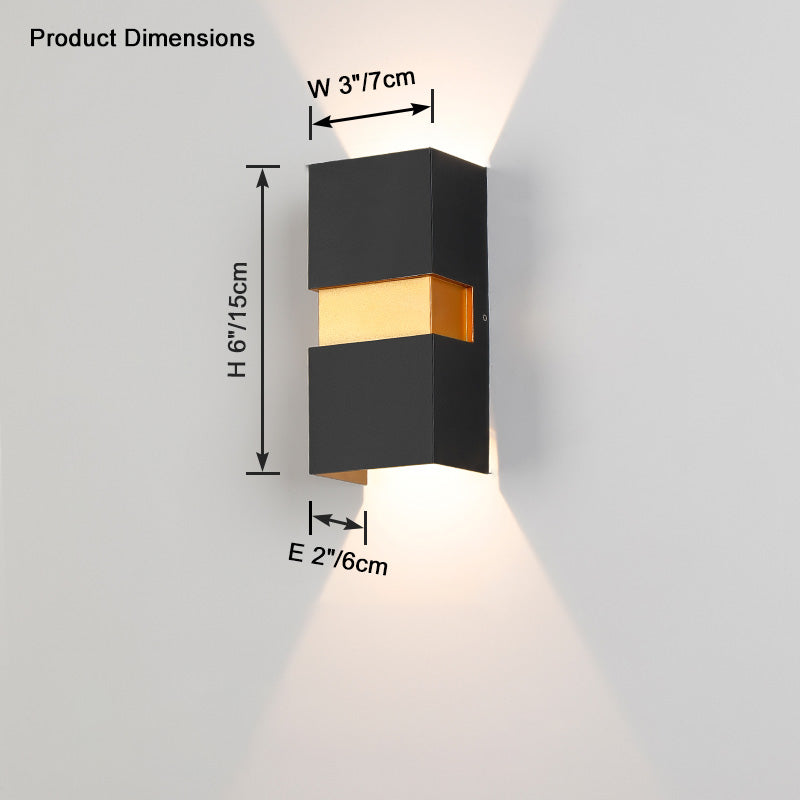 Aplique de pared exterior WOMO Up Down-WM9163