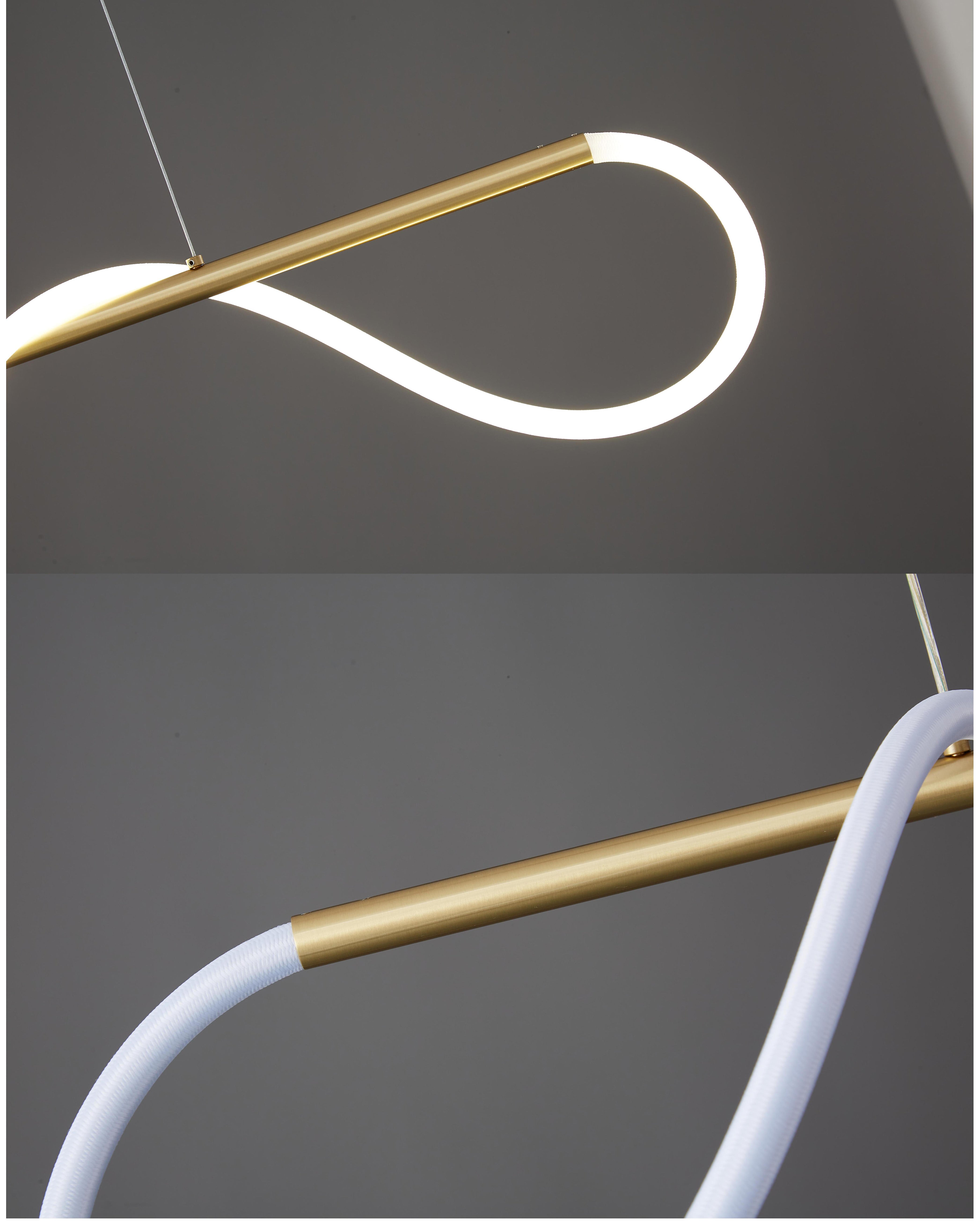 WOMO Lámparas Colgantes LED Laton Barra-WM2059a