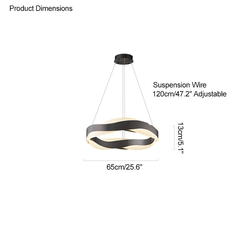 WOMO WM2195 Wave Circular LED Pendant Lamps