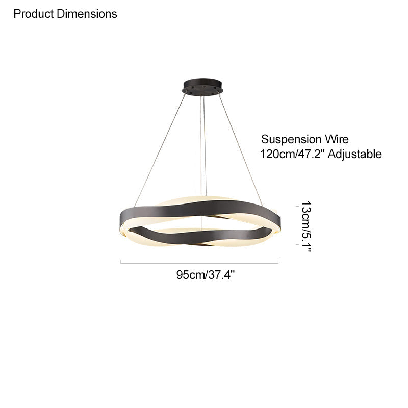 WOMO WM2195 Wave Circular LED Pendant Lamps