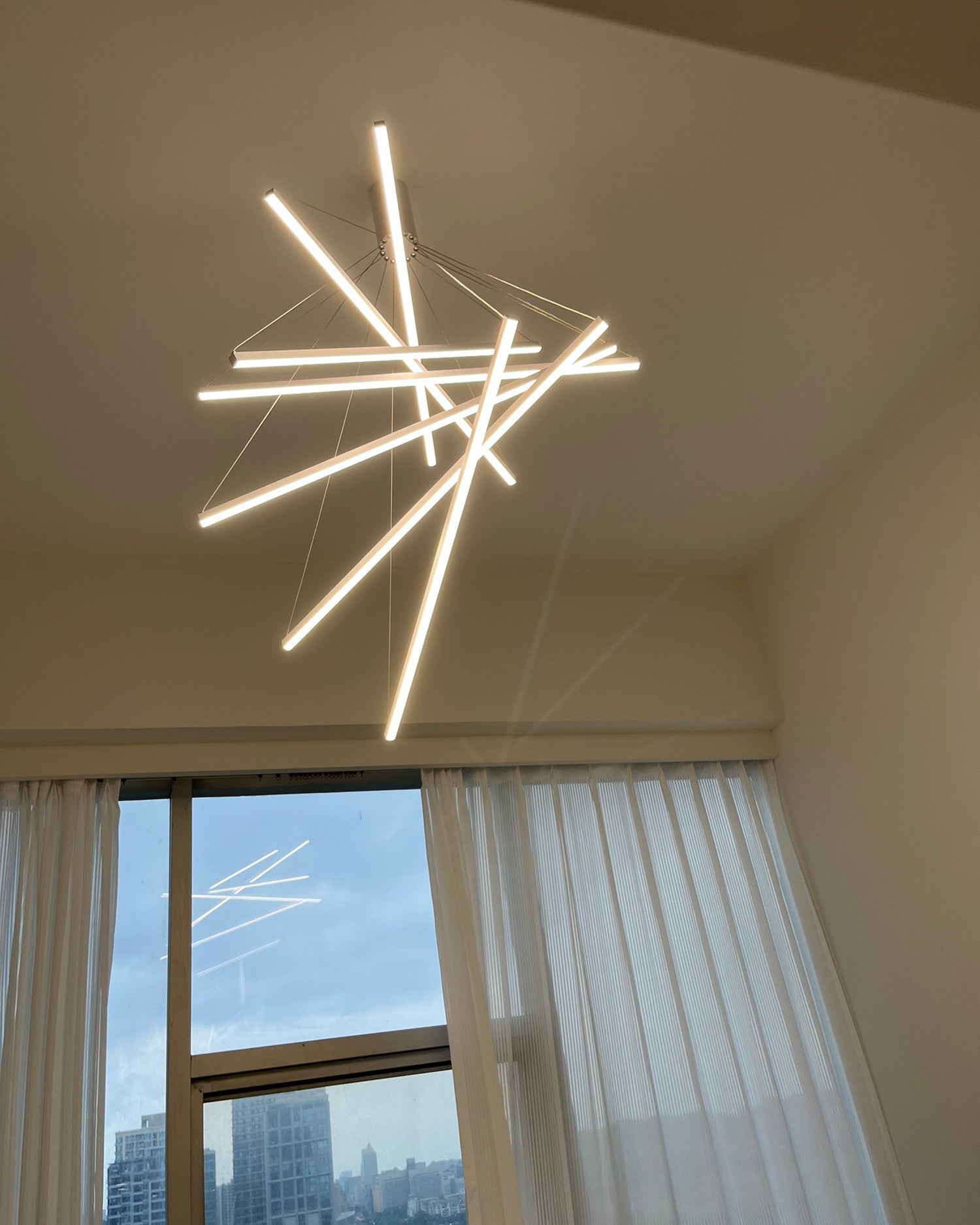 WOMO Lámparas Colgantes LED Varillas Múltiples-WM2125