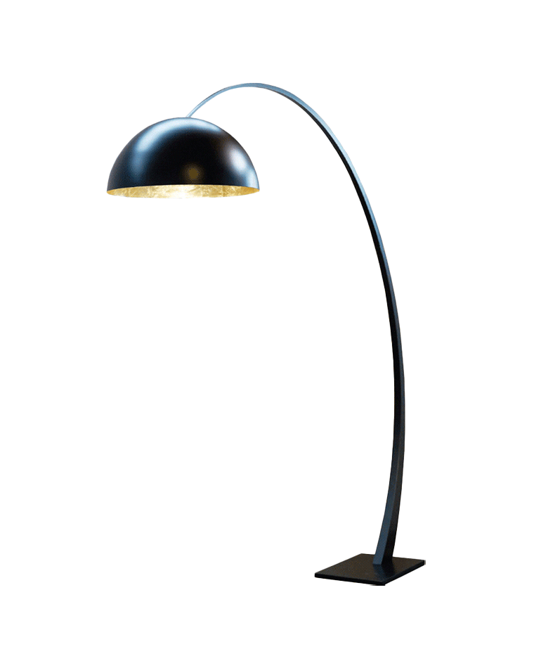WOMO Lámpara de pie de arco abovedado sobre sofá - WM7063