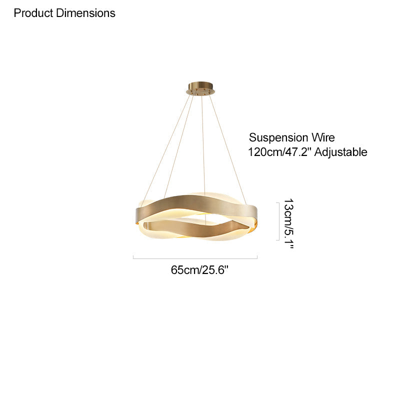 WOMO WM2195 Wave Circular LED Pendant Lamps