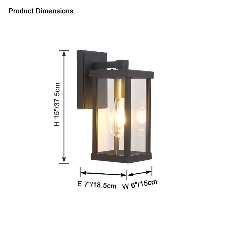 WOMO Linterna de pared para exteriores -WM9157