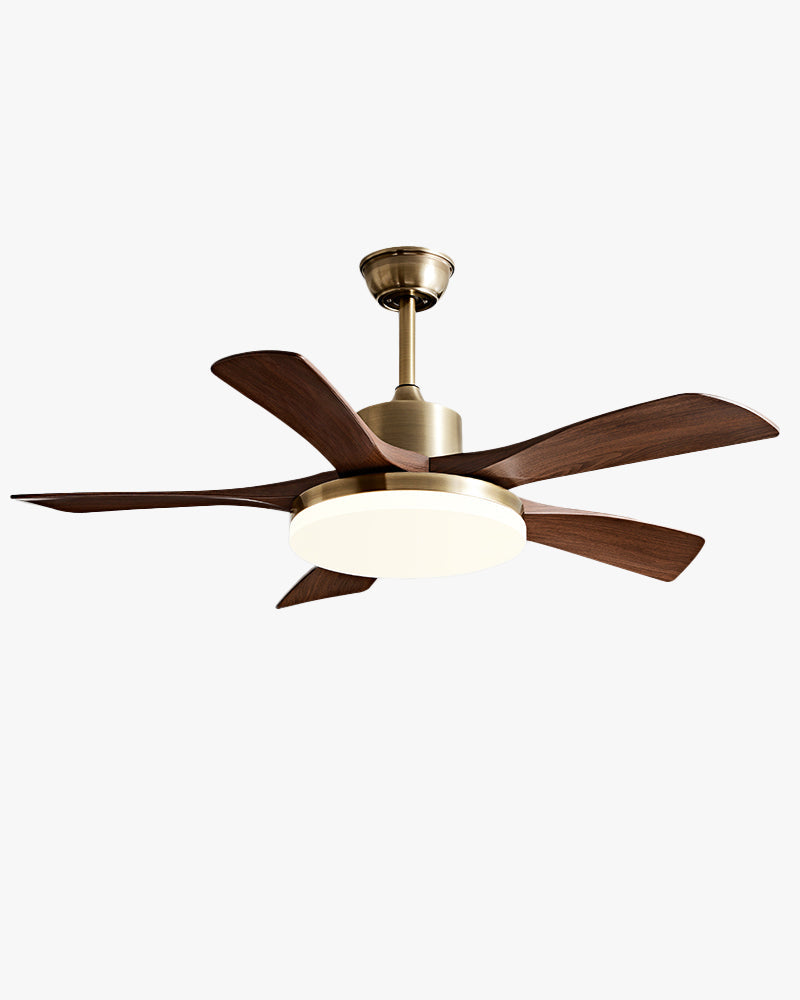 WOMO Ventiladores de techo con luz Bronce Antiguo - WM5183b