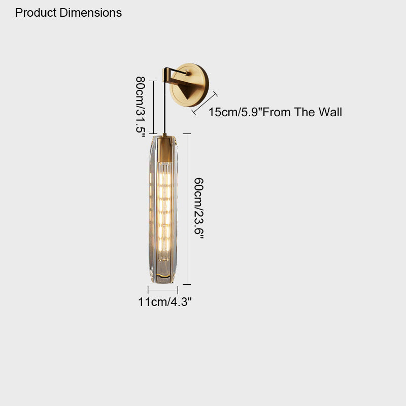 Aplique de pared colgante de cristal WOMO-WM6094